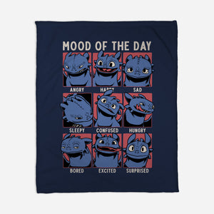 Viking Dragon Mood-None-Fleece-Blanket-Studio Mootant