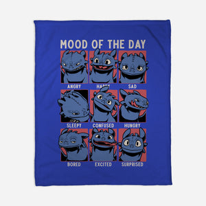 Viking Dragon Mood-None-Fleece-Blanket-Studio Mootant