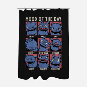 Viking Dragon Mood-None-Polyester-Shower Curtain-Studio Mootant