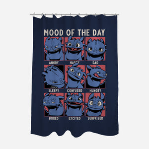 Viking Dragon Mood-None-Polyester-Shower Curtain-Studio Mootant