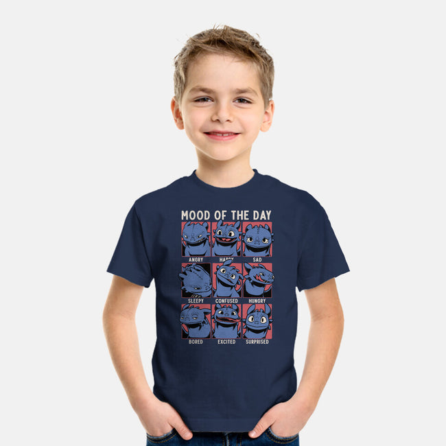 Viking Dragon Mood-Youth-Basic-Tee-Studio Mootant