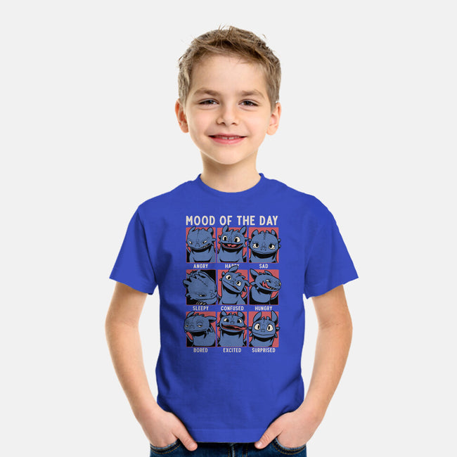 Viking Dragon Mood-Youth-Basic-Tee-Studio Mootant