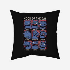 Viking Dragon Mood-None-Removable Cover w Insert-Throw Pillow-Studio Mootant