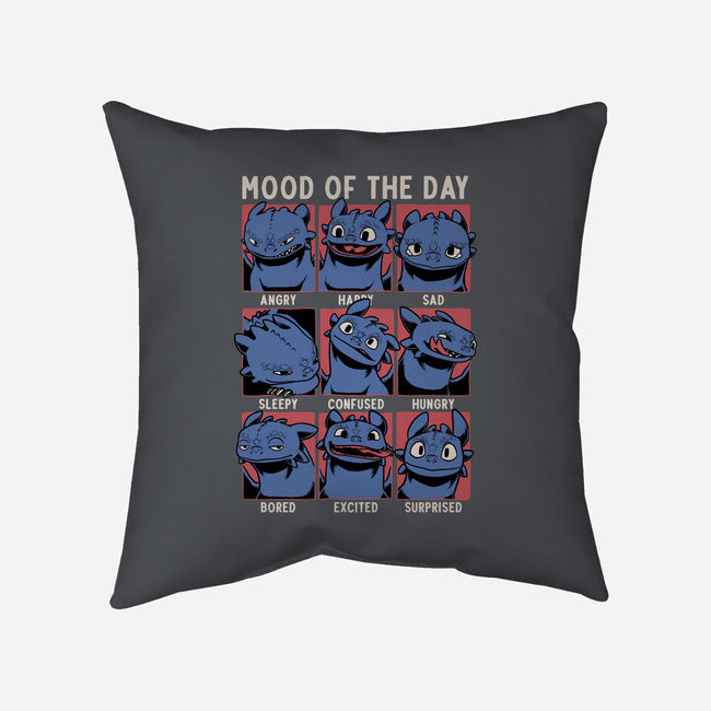 Viking Dragon Mood-None-Removable Cover w Insert-Throw Pillow-Studio Mootant