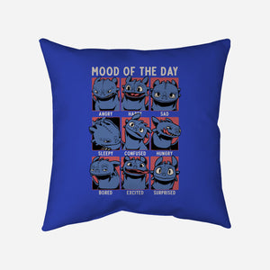 Viking Dragon Mood-None-Removable Cover w Insert-Throw Pillow-Studio Mootant