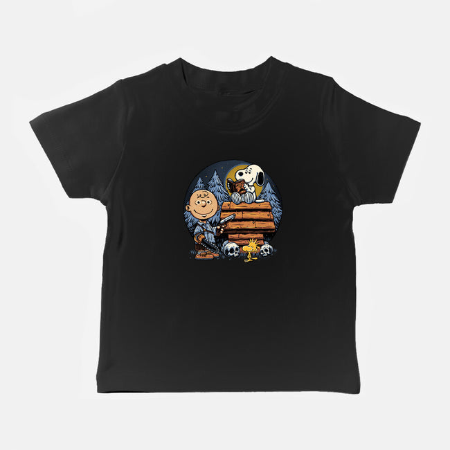 A Night In The Woods-Baby-Basic-Tee-glitchygorilla