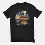 A Night In The Woods-Womens-Basic-Tee-glitchygorilla