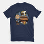 A Night In The Woods-Unisex-Basic-Tee-glitchygorilla