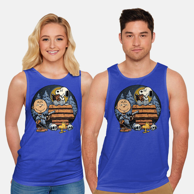 A Night In The Woods-Unisex-Basic-Tank-glitchygorilla
