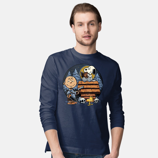 A Night In The Woods-Mens-Long Sleeved-Tee-glitchygorilla