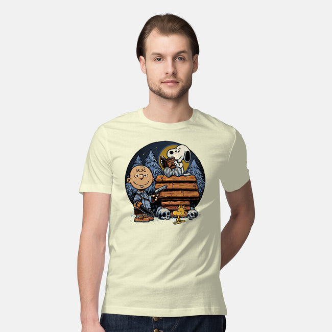A Night In The Woods-Mens-Premium-Tee-glitchygorilla