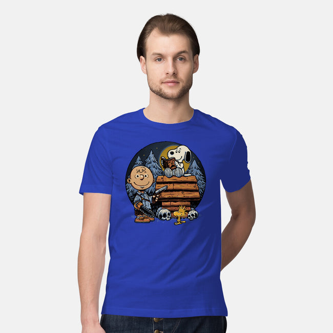 A Night In The Woods-Mens-Premium-Tee-glitchygorilla