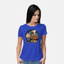 A Night In The Woods-Womens-Basic-Tee-glitchygorilla