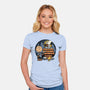 A Night In The Woods-Womens-Fitted-Tee-glitchygorilla