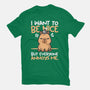 Capy Wants To Be Nice-Mens-Basic-Tee-NemiMakeit