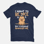 Capy Wants To Be Nice-Mens-Basic-Tee-NemiMakeit