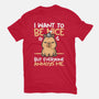 Capy Wants To Be Nice-Mens-Basic-Tee-NemiMakeit
