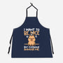 Capy Wants To Be Nice-Unisex-Kitchen-Apron-NemiMakeit