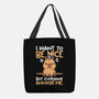 Capy Wants To Be Nice-None-Basic Tote-Bag-NemiMakeit