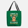 Capy Wants To Be Nice-None-Basic Tote-Bag-NemiMakeit