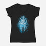 It's Over 9000-Womens-V-Neck-Tee-kharmazero