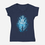 It's Over 9000-Womens-V-Neck-Tee-kharmazero