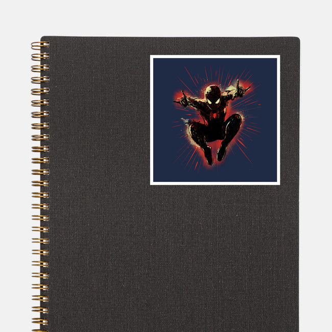 Mister Web-None-Glossy-Sticker-kharmazero