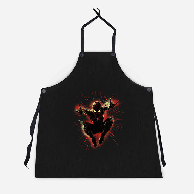Mister Web-Unisex-Kitchen-Apron-kharmazero