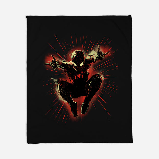 Mister Web-None-Fleece-Blanket-kharmazero