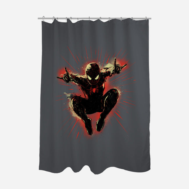 Mister Web-None-Polyester-Shower Curtain-kharmazero