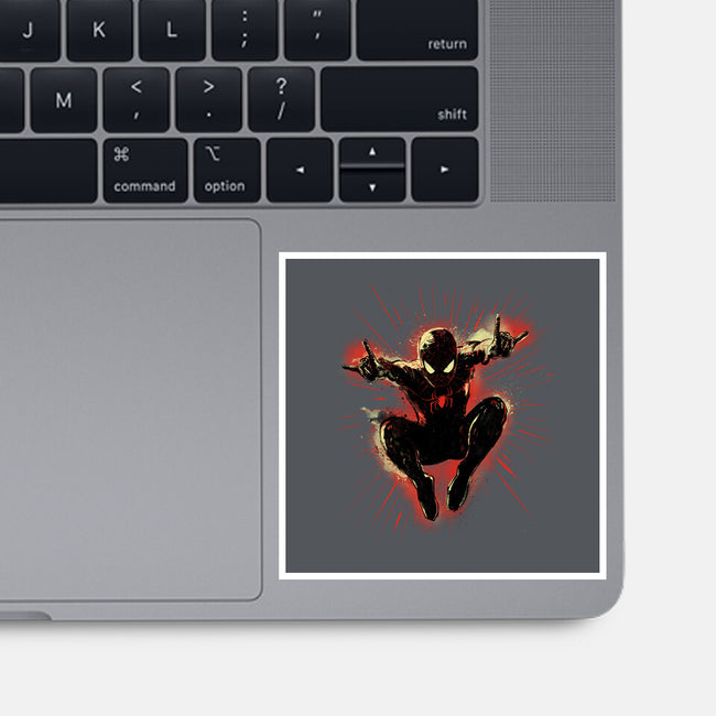 Mister Web-None-Glossy-Sticker-kharmazero