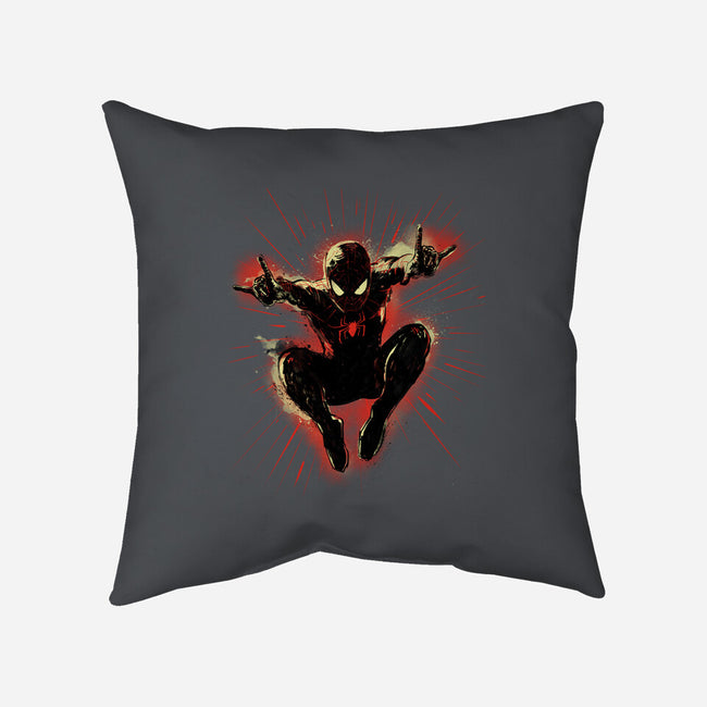 Mister Web-None-Removable Cover w Insert-Throw Pillow-kharmazero