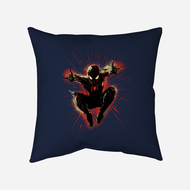 Mister Web-None-Removable Cover w Insert-Throw Pillow-kharmazero