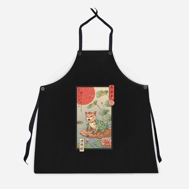 Cat Frog-Unisex-Kitchen-Apron-vp021
