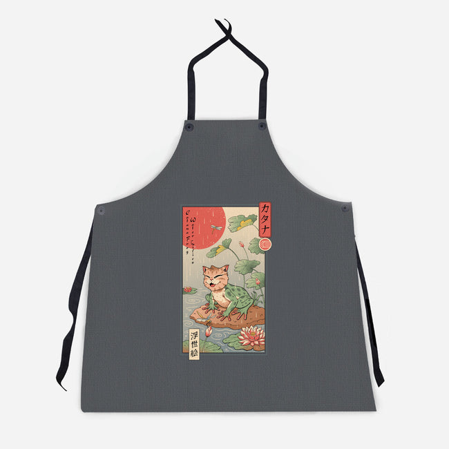 Cat Frog-Unisex-Kitchen-Apron-vp021