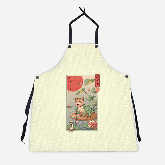 Cat Frog-Unisex-Kitchen-Apron-vp021