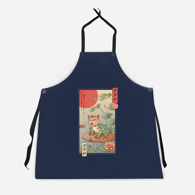Cat Frog-Unisex-Kitchen-Apron-vp021