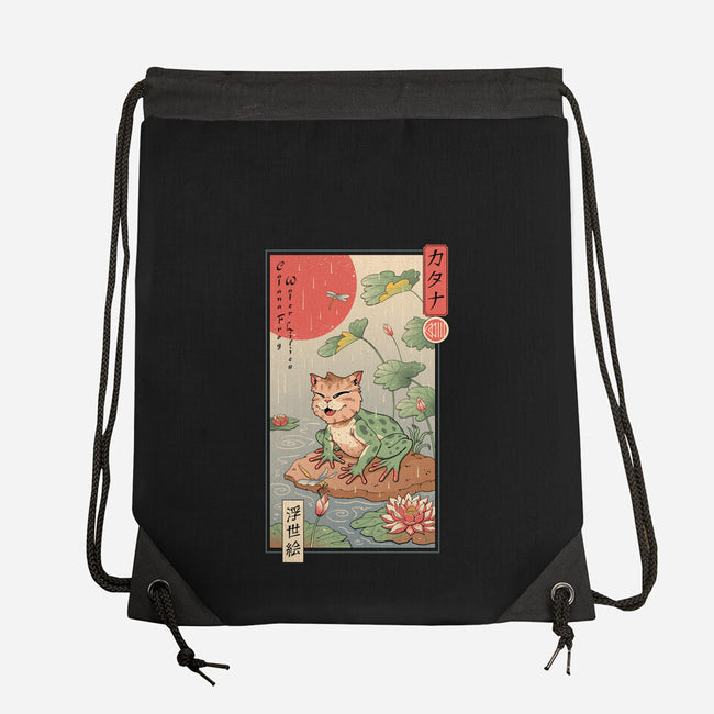 Cat Frog-None-Drawstring-Bag-vp021