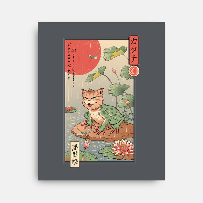 Cat Frog-None-Stretched-Canvas-vp021