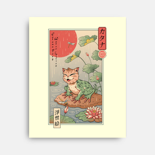 Cat Frog-None-Stretched-Canvas-vp021