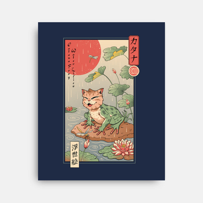 Cat Frog-None-Stretched-Canvas-vp021