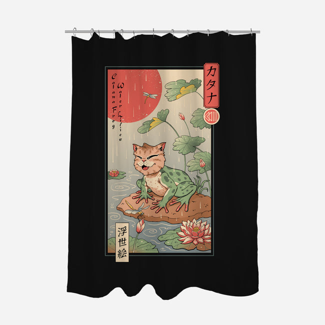 Cat Frog-None-Polyester-Shower Curtain-vp021