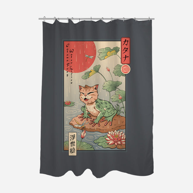 Cat Frog-None-Polyester-Shower Curtain-vp021