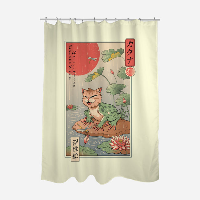 Cat Frog-None-Polyester-Shower Curtain-vp021