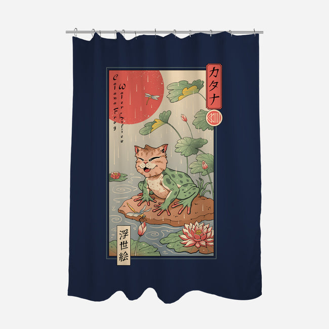 Cat Frog-None-Polyester-Shower Curtain-vp021