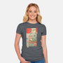 Cat Frog-Womens-Fitted-Tee-vp021