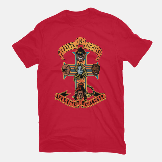 Streets N Fighters-Mens-Basic-Tee-AndreusD