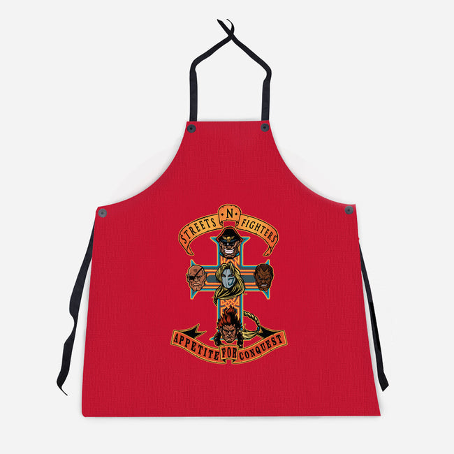 Streets N Fighters-Unisex-Kitchen-Apron-AndreusD