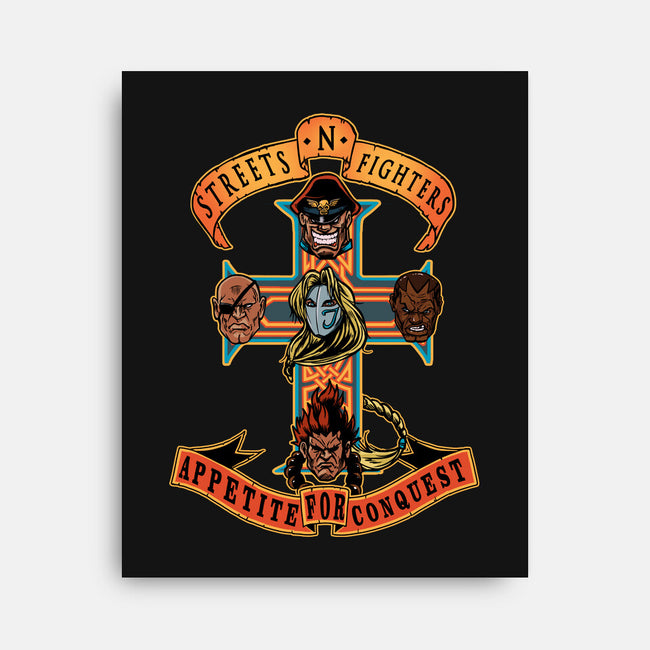 Streets N Fighters-None-Stretched-Canvas-AndreusD