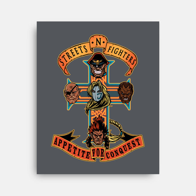 Streets N Fighters-None-Stretched-Canvas-AndreusD